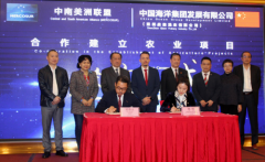 中国海洋集团与中南美洲联盟合作建立远洋渔业基地 签约仪式在深圳举行